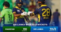 Sri Lanka Crush Pakistan By 8 Wickets